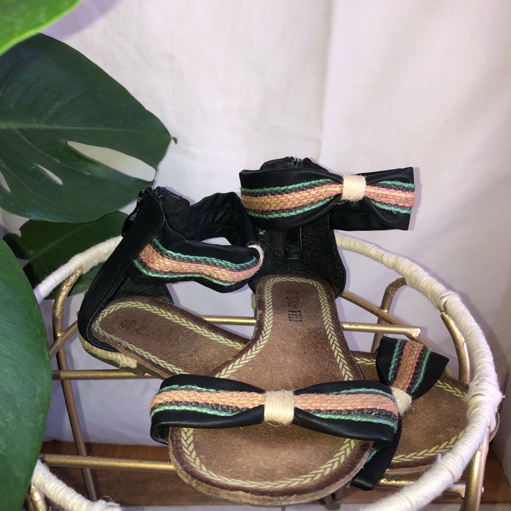 Boho ankle strap sandals